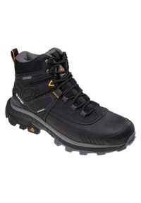 Hi-tec - Męskie Buty Turystyczne Everest. Kolor: czarny. Sport: turystyka piesza