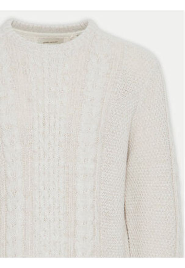 Blend Sweter 20717439 Écru Regular Fit. Materiał: syntetyk