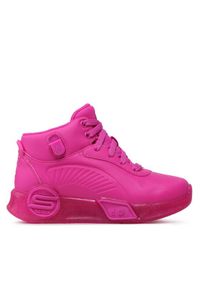 skechers - Skechers Sneakersy S-Lights Remix 310100L/HTPK Różowy. Kolor: różowy. Materiał: skóra #1