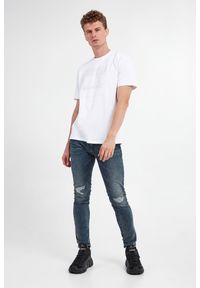 Armani Exchange - T-shirt ARMANI EXCHANGE. Materiał: bawełna. Długość rękawa: krótki rękaw. Długość: krótkie. Wzór: nadruk #5