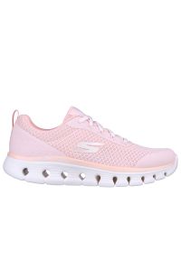 skechers - Buty Skechers Go Walk Glide-Step Flex 124811_LTPK - różowe. Okazja: na co dzień. Zapięcie: sznurówki. Kolor: różowy. Materiał: syntetyk. Szerokość cholewki: normalna. Wzór: aplikacja #1