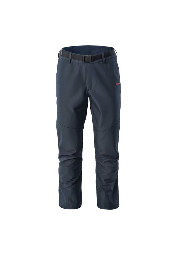 Hi-tec - Spodnie męskie Softshell Hi-Tec Lupin - granatowe, Rozmiar XXL. Kolor: niebieski. Materiał: softshell. Długość: długie. Sport: turystyka piesza, wspinaczka