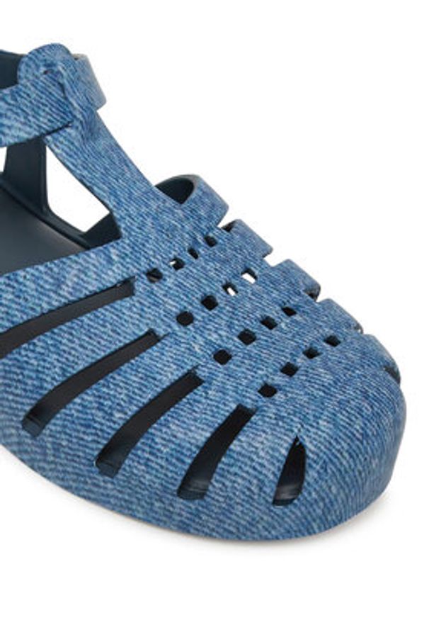 melissa - Melissa Sandały Melissa Possession Print Denim Ad M 36133 Niebieski. Kolor: niebieski. Materiał: denim. Wzór: nadruk