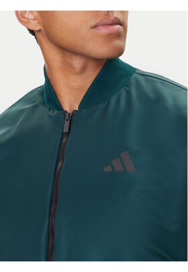 Adidas - adidas Kurtka bomber Stadium JX5637 Zielony Loose Fit. Kolor: zielony. Materiał: syntetyk