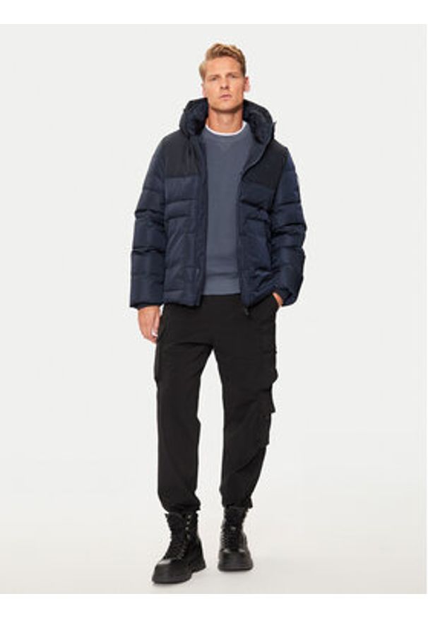 Bomboogie Kurtka puchowa JM8621TTNA4 Granatowy Regular Fit. Kolor: niebieski. Materiał: syntetyk