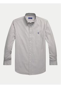 Polo Ralph Lauren Koszula 710829480009 Szary Custom Fit. Typ kołnierza: polo. Kolor: szary. Materiał: bawełna #5