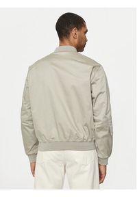 Calvin Klein Kurtka bomber Hero K10K113496 Beżowy Regular Fit. Kolor: beżowy. Materiał: bawełna