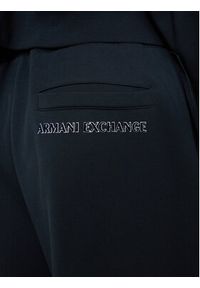 Armani Exchange Spodnie dresowe 6DZPJM ZJADZ 1510 Granatowy Regular Fit. Kolor: niebieski. Materiał: bawełna #5