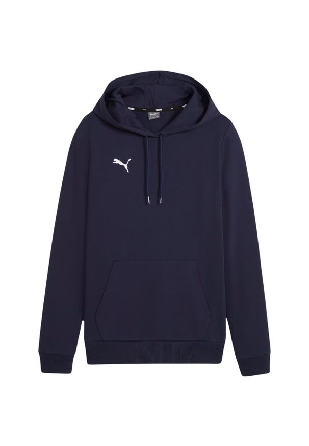 Bluza damska Puma Team Goal Casuals Hoody. Kolor: niebieski. Materiał: dresówka. Sport: piłka nożna