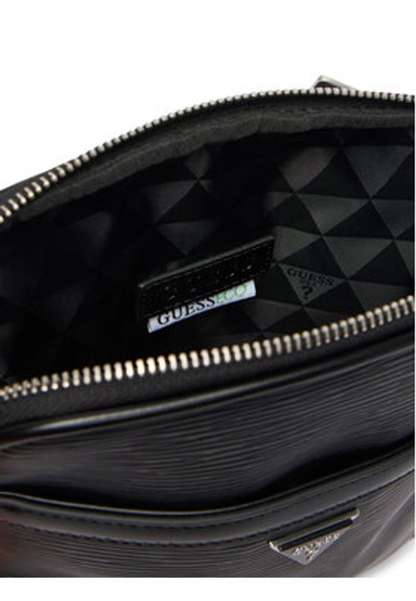 Guess Saszetka HMMIPW P6223 Czarny. Kolor: czarny. Materiał: skóra
