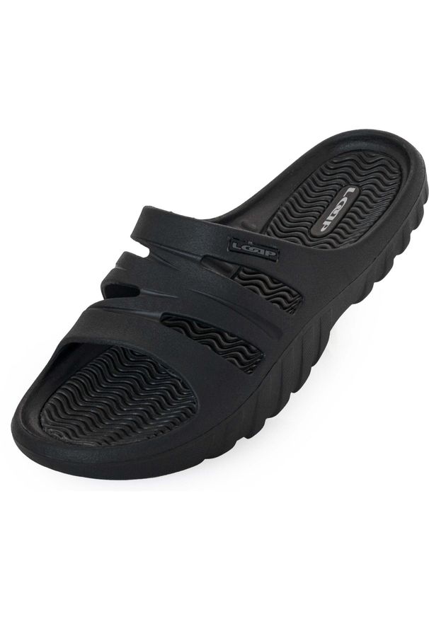 MEN'S REPUBLIC - Kapcie męskie LOAP Stass, czarne, rozmiar 45. Kolor: czarny. Sezon: lato