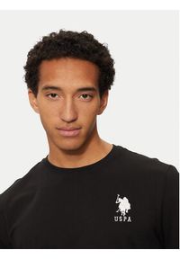 U.S. Polo Assn. T-Shirt MUP3311 Czarny Slim Fit. Typ kołnierza: polo. Kolor: czarny. Materiał: bawełna #4