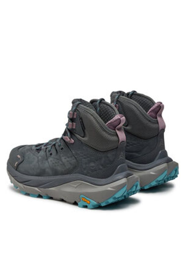 HOKA - Hoka Trekkingi Kaha 2 Gtx GORE-TEX 1123156 Szary. Kolor: szary. Materiał: nubuk, skóra