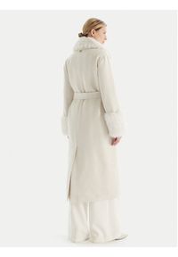 TwinSet - TWINSET Płaszcz zimowy 252TT2040 Écru Regular Fit. Sezon: zima #3