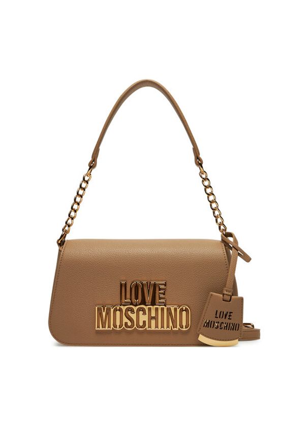 Love Moschino - LOVE MOSCHINO Torebka JC4337PP0LKO0106 Brązowy. Kolor: brązowy. Materiał: skórzane