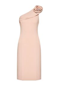 Babylon Sukienka koktajlowa N_MF5012 Różowy Slim Fit. Kolor: różowy. Styl: wizytowy #2