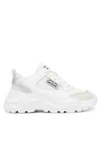 Versace Jeans Couture Sneakersy 78VA3SC2 Biały. Kolor: biały. Materiał: skóra #1
