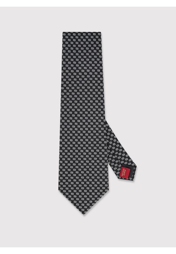 Pako Lorente - PAKO LORENTE - Jedwabny krawat z monogramem PL. Materiał: jedwab