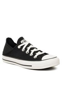 Trampki Converse - Ctas Crush Heel Ox A03075C Black/White/Black. Kolor: czarny. Materiał: materiał #1