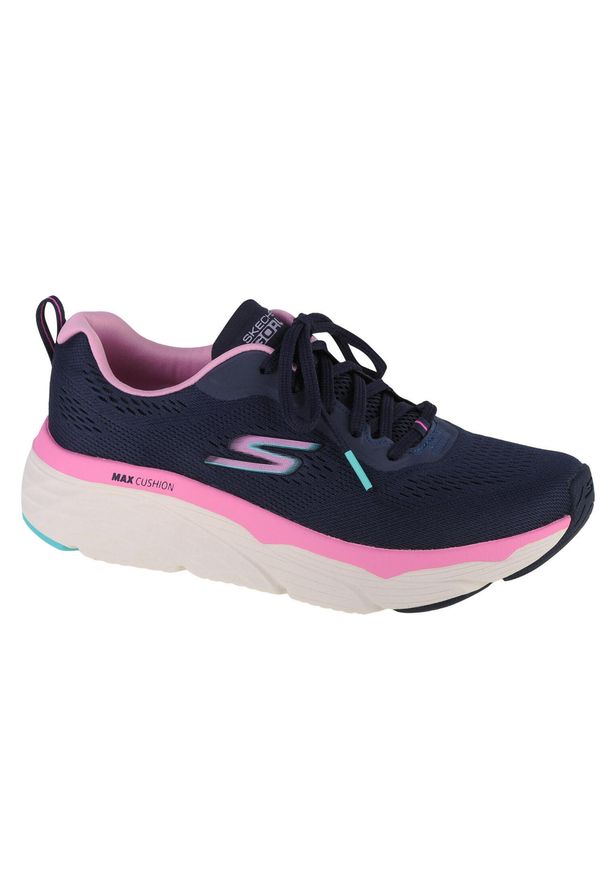skechers - Buty do biegania damskie, Skechers Max Cushioning Elite. Kolor: niebieski. Model: Skechers Sport. Sport: bieganie