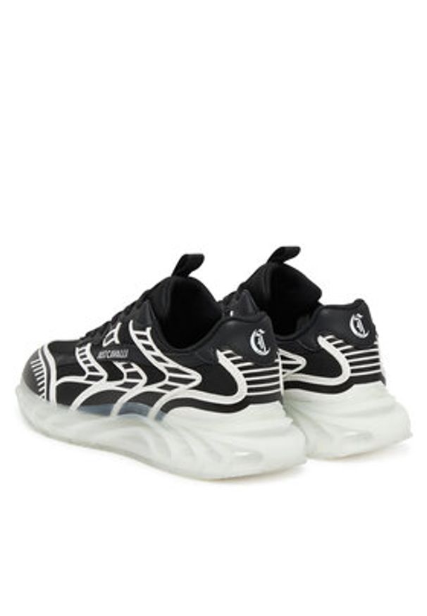 Just Cavalli Sneakersy 78QA3SQ2 ZSC45 Czarny. Kolor: czarny. Materiał: materiał