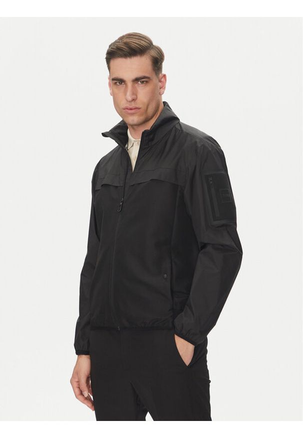 BOSS Kurtka przejściowa 50541285 Czarny Regular Fit. Kolor: czarny. Materiał: syntetyk