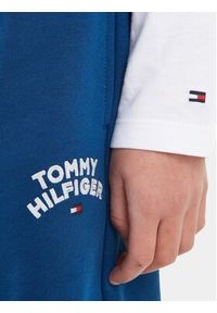 TOMMY HILFIGER - Tommy Hilfiger Spodnie dresowe KB0KB08791 Niebieski Regular Fit. Kolor: niebieski. Materiał: bawełna #6
