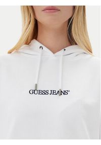 Guess Jeans Bluza W5RQ27 K68I4 Biały Oversize. Kolor: biały. Materiał: bawełna #5