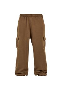 Spodnie dresowe Cargo Urban Classics. Kolor: zielony. Materiał: dresówka #1