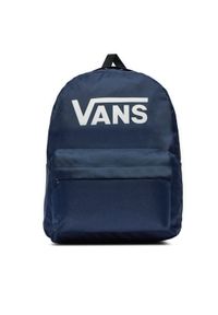 Vans Plecak Old Skool Print Backpack VN000H50LKZ1 Granatowy. Kolor: niebieski. Materiał: materiał. Wzór: nadruk #1