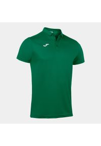Koszulka polo do tenisa męska Joma Hobby. Typ kołnierza: polo. Kolor: zielony. Materiał: materiał. Wzór: gładki. Sport: tenis