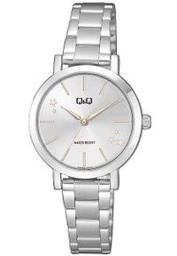 Zegarek damski QQ Q893-201 srebrny. Kolor: srebrny #1