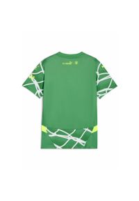 Puma - Młodzieżowa koszulka bramkarskie Manchester City 24/25 PUMA. Kolor: żółty, wielokolorowy, zielony. Wzór: aplikacja