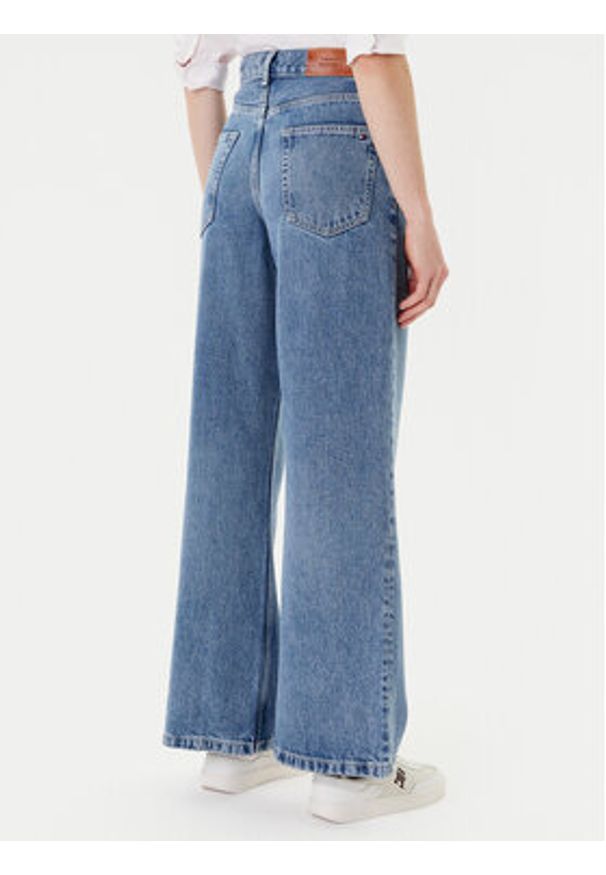 TOMMY HILFIGER - Tommy Hilfiger Jeansy WW0WW46484 Niebieski Wide Leg. Kolor: niebieski
