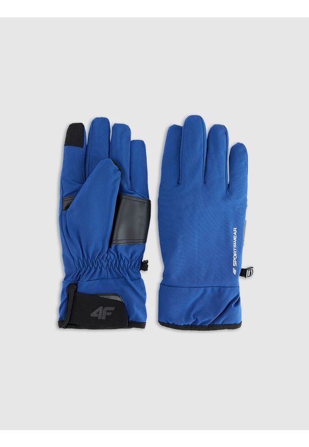 4f - 4F Rękawiczki zimowe Touch Screen uniseks - granatowe XS. Kolor: niebieski. Materiał: syntetyk, materiał. Sezon: zima. Styl: casual, klasyczny