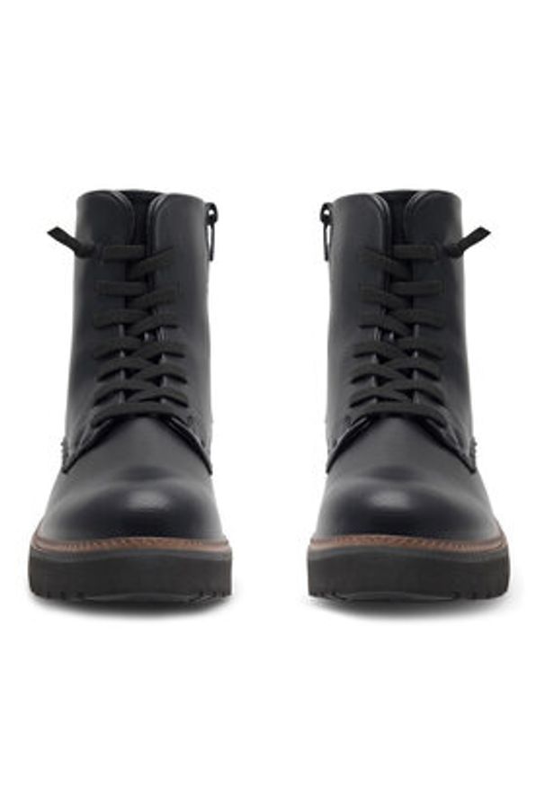 Clara Barson Trzewiki KOLINDA WS2XL001-01 Czarny. Kolor: czarny. Materiał: skóra