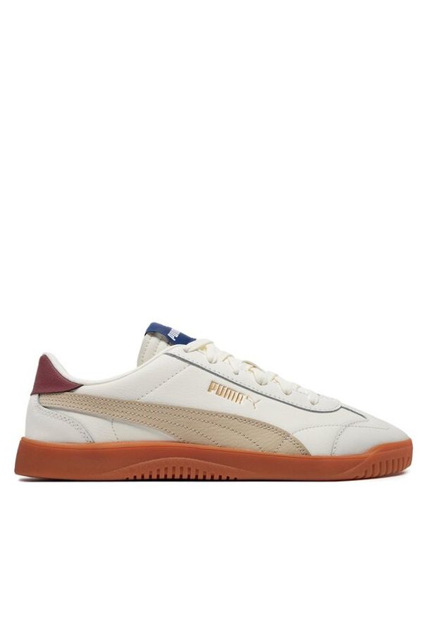 Puma Sneakersy Club 5V5 389406-08 Écru. Materiał: skóra