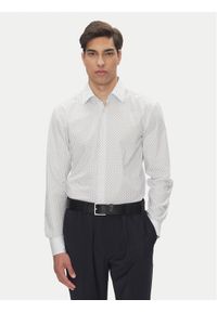 BOSS Koszula H-Hank-Kent-C1 50545147 Biały Slim Fit. Typ kołnierza: kołnierzyk klasyczny. Kolor: biały. Materiał: bawełna #1
