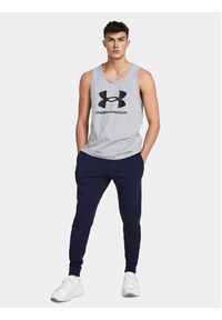 Under Armour Spodnie dresowe Ua Rival Terry Jogger 1380843-410 Granatowy Fitted Fit. Kolor: niebieski. Materiał: bawełna #4