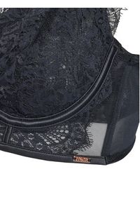 Hunkemöller Biustonosz z fiszbiną Zoe Up 303110 Czarny. Kolor: czarny. Materiał: syntetyk #3