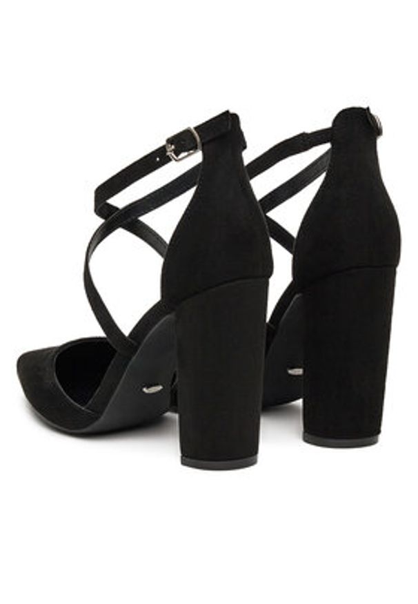 DeeZee Czółenka AN-5899-A7 Czarny. Kolor: czarny. Materiał: materiał