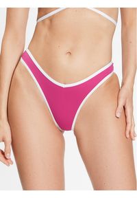 Guess Dół od bikini E3GO17 MC043 Czerwony. Kolor: czerwony. Materiał: syntetyk