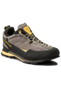 LA SPORTIVA - La Sportiva Trekkingi Boulder X 838GY Szary. Kolor: szary. Materiał: zamsz, skóra. Sport: turystyka piesza