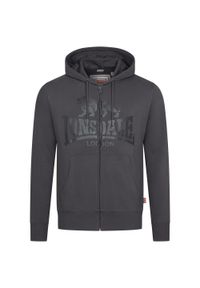 Bluza z kapturem Lonsdale Krafty. Typ kołnierza: kaptur. Kolor: brązowy, szary, wielokolorowy #1