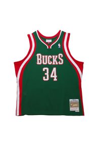 Mitchell & Ness - Koszulka NBA Milwaukee Bucks Giannis Antetokounmpo 2013/14. Kolor: zielony. Sport: koszykówka #1