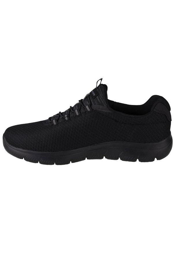 skechers - Buty do chodzenia męskie, Skechers Summits. Zapięcie: bez zapięcia. Kolor: wielokolorowy, czarny. Materiał: materiał, syntetyk. Szerokość cholewki: normalna. Sport: turystyka piesza