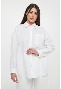 Twinset Milano - Koszula damska lniana TWINSET. Materiał: len #1