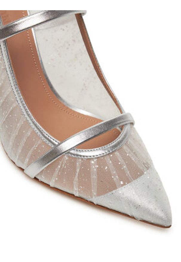 MALONE SOULIERS Klapki Maureen 85-263 Srebrny. Kolor: srebrny
