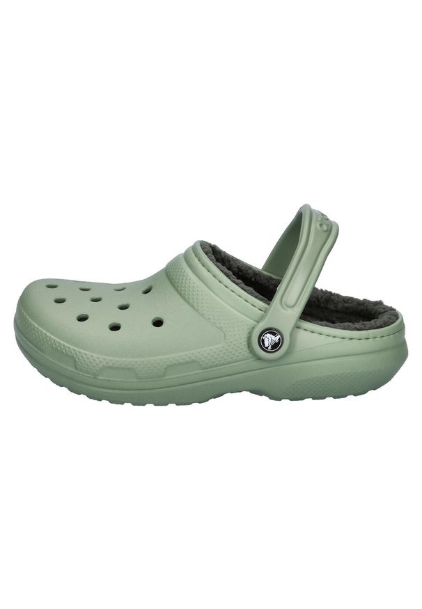 Buty do chodzenia męskie Crocs Classic Lined Clog. Kolor: zielony. Materiał: materiał, syntetyk