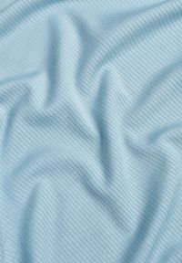 Renee - Jasnoniebieski T-shirt w Prążki z Marszczeniami po Bokach Nedala. Okazja: na co dzień. Kolor: niebieski. Wzór: prążki. Styl: casual, elegancki #7